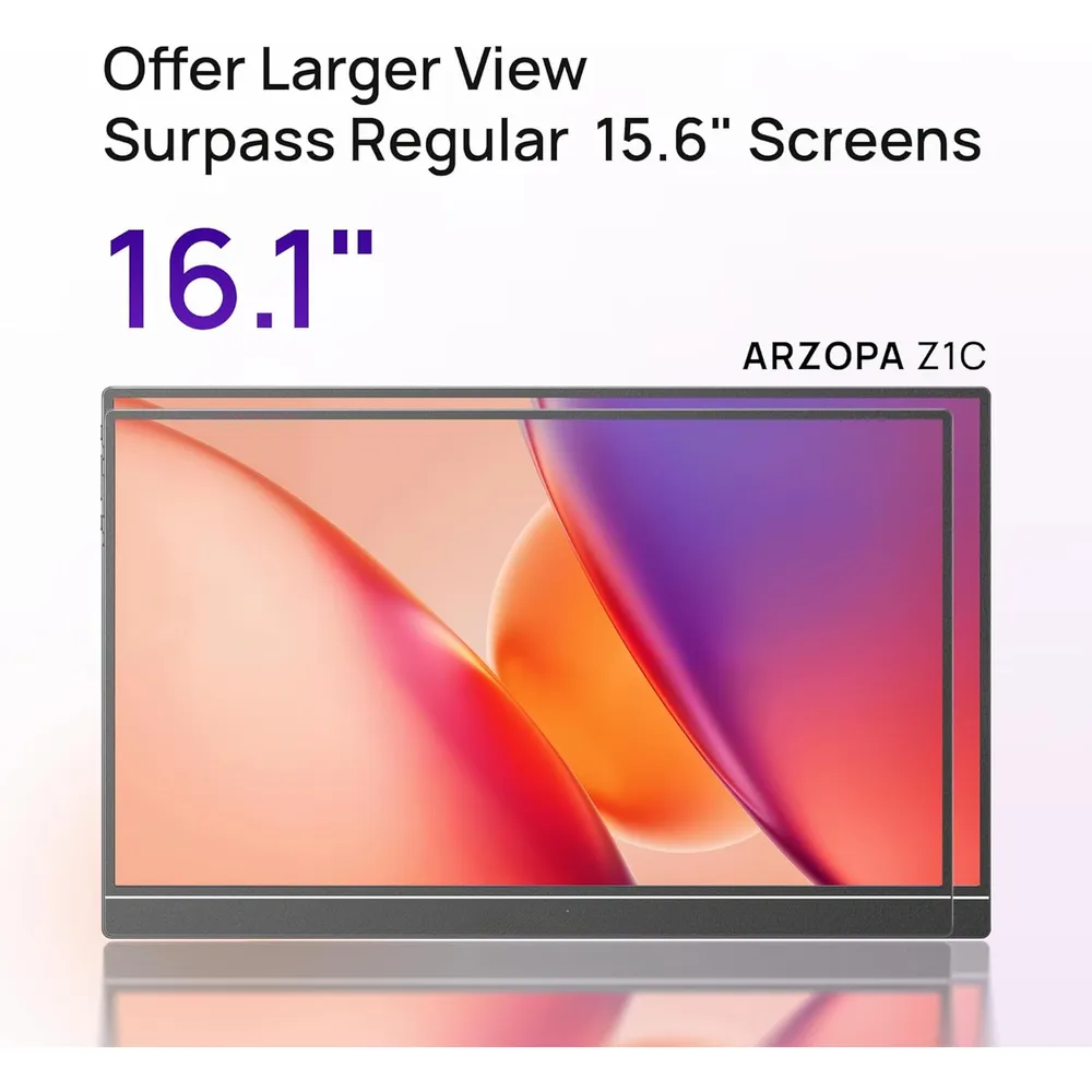 b0ch9wlftp_1_webp.webp MONITOR PORTÁTIL Z1C 16.1" FHD 1080P ARZOPA | GRIS OSCURO