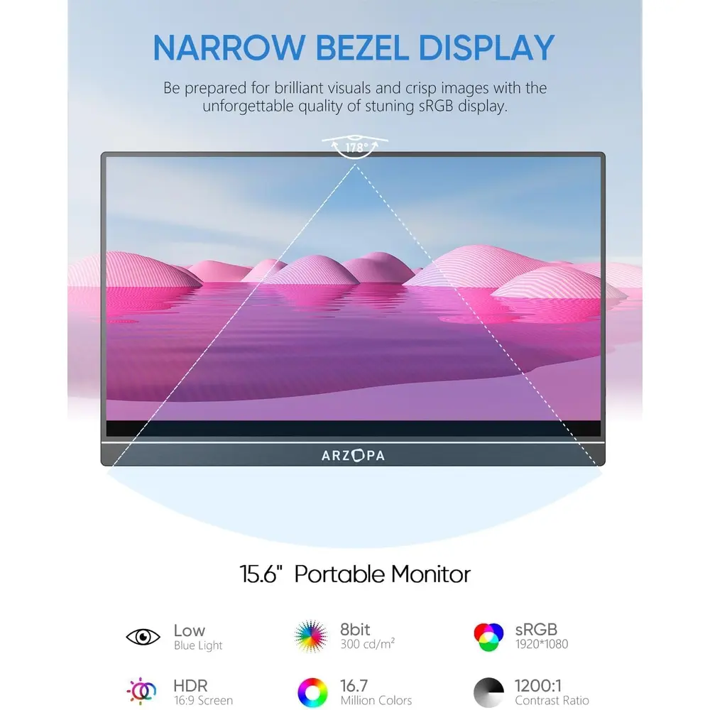b0ch9xw8rk_2_webp.webp MONITOR PORTÁTIL 15.6" FHD 1080P A1 ARZOPA – IPS, ULTRAFINO, CON KICKSTAND, USB-C & HDMI
