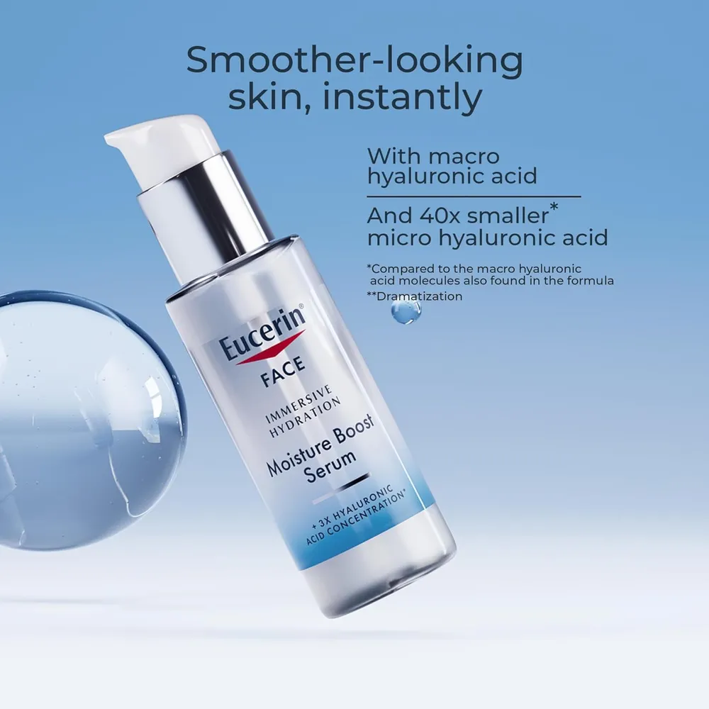 EUCERIN SÉRUM FACIAL HIDRATANTE CON ÁCIDO HIALURÓNICO 30 ML