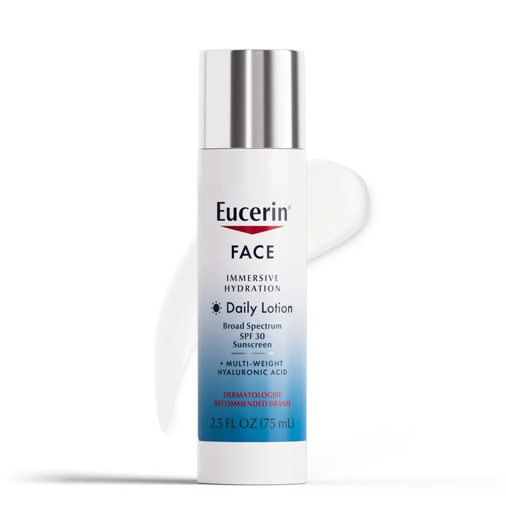 EUCERIN LOCIÓN FACIAL CON PROTECTOR SOLAR SPF 30  2.5 FL OZ / 75 ML