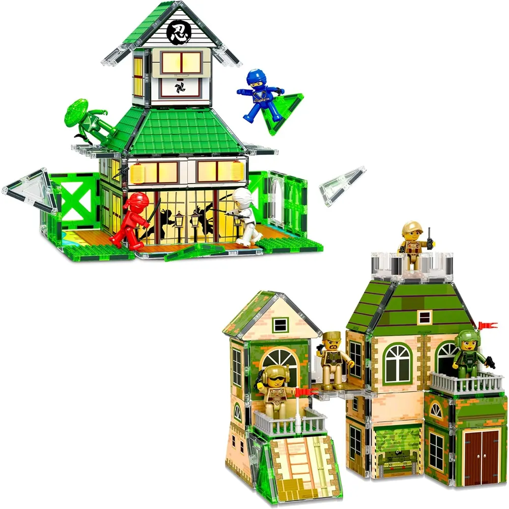 BLOQUES MAGNÉTICOS TEMÁTICA NINJA PTQ02 PICASSOTILES