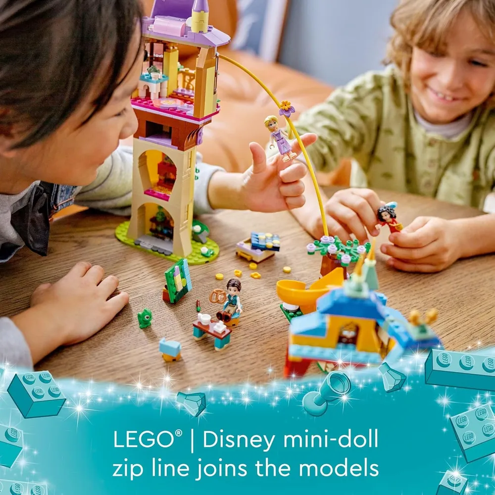 Lego Disney Princess Torre de Rapunzel y Patito Feo con minifiguras