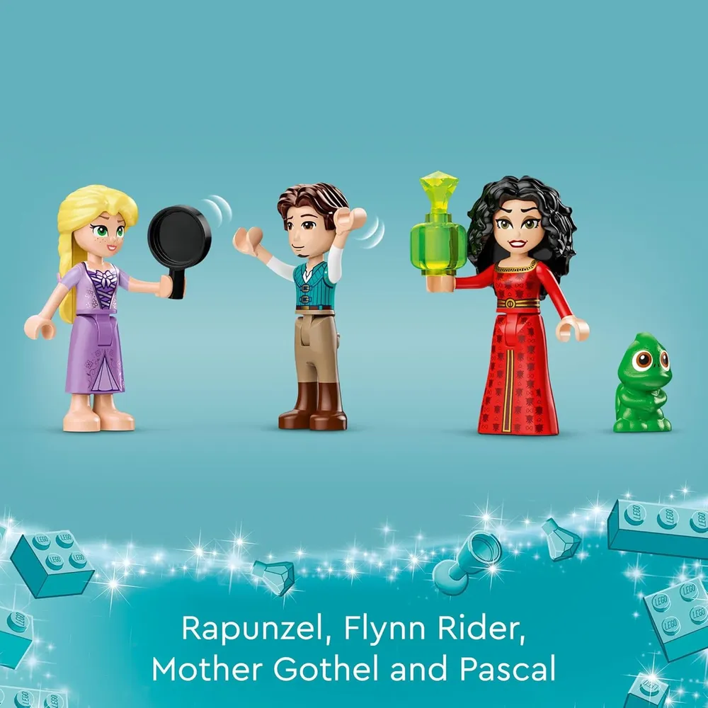 Lego Disney Princess Torre de Rapunzel y Patito Feo con minifiguras