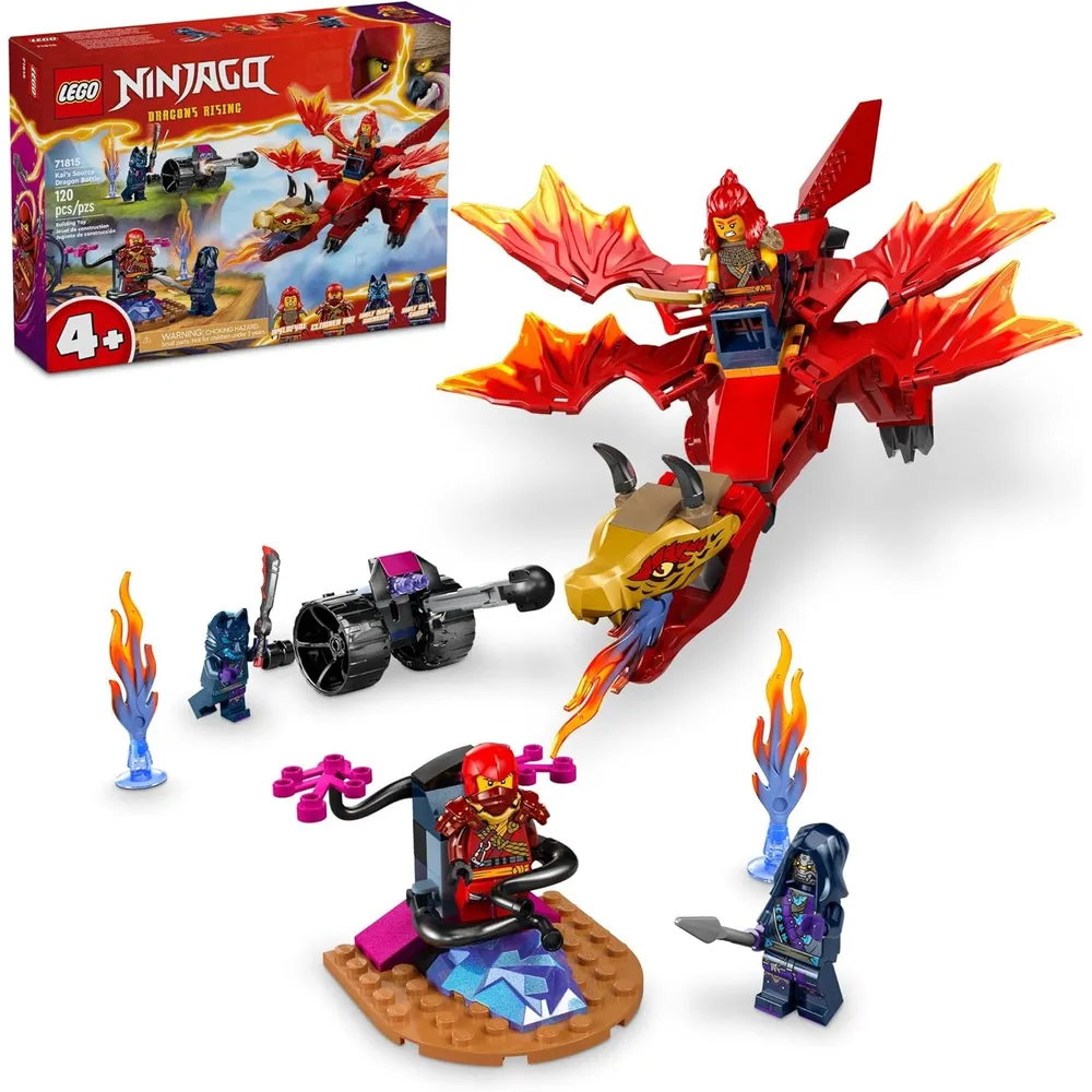 Lego Ninjago Kai's Source Dragon Battle con 4 figuras ninja