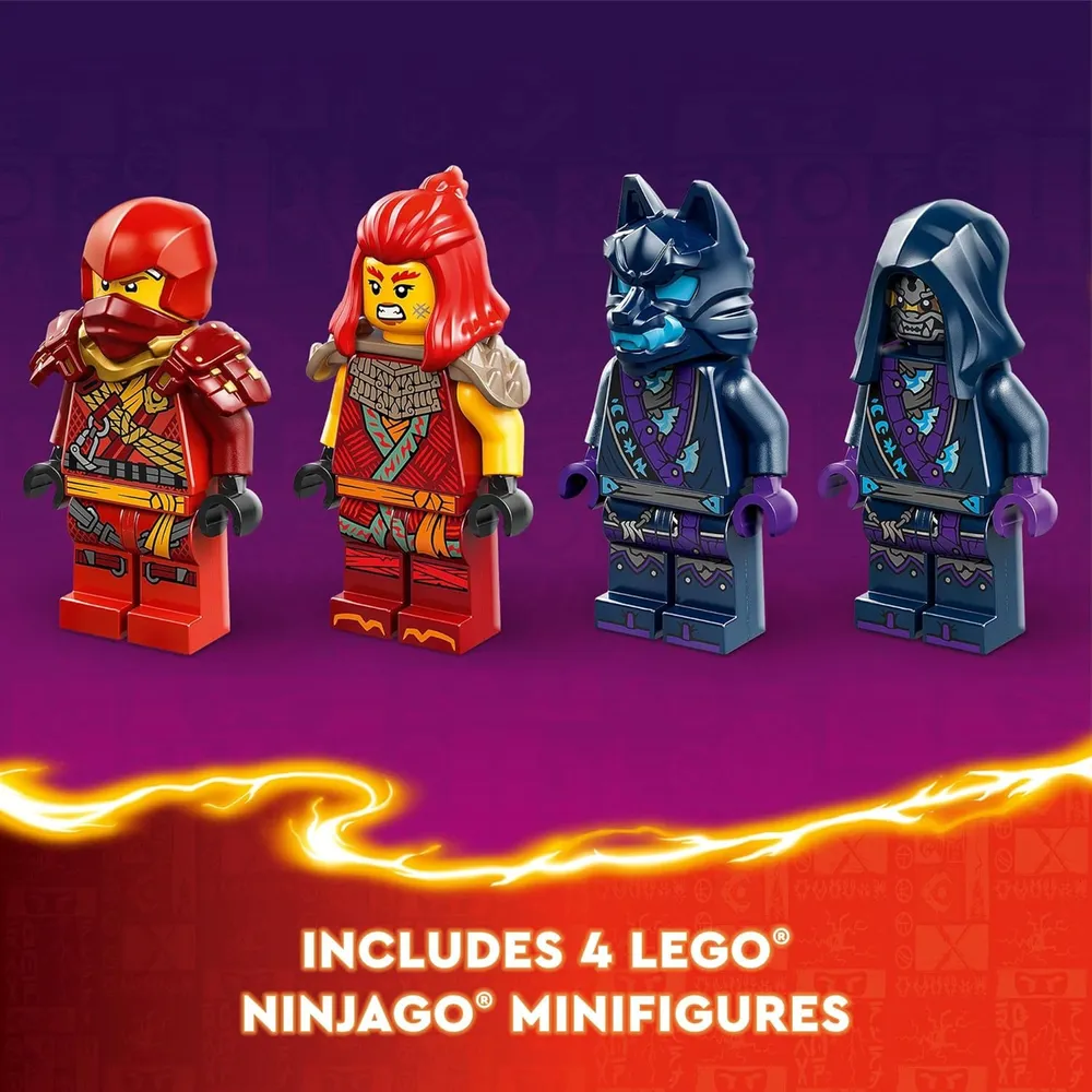 Lego Ninjago Kai's Source Dragon Battle con 4 figuras ninja