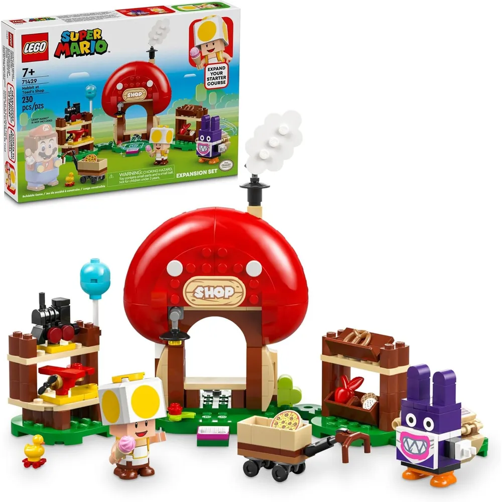 Lego Super Mario Nabbit en la tienda de Toad, set de expansión