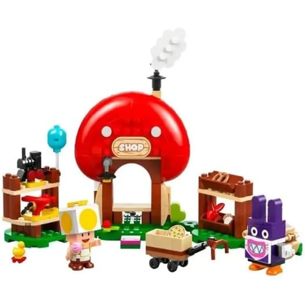 Lego Super Mario Nabbit en la tienda de Toad, set de expansión
