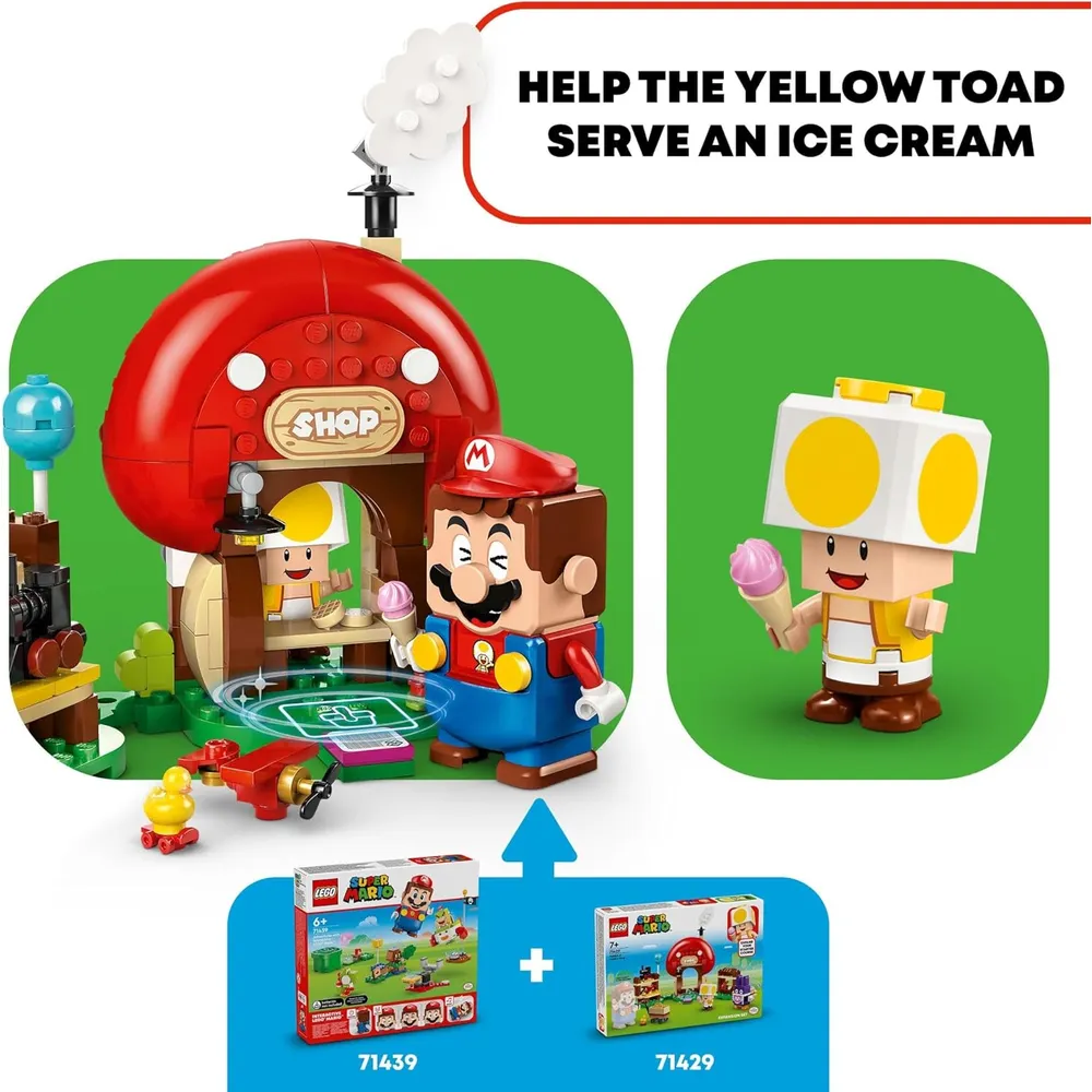Lego Super Mario Nabbit en la tienda de Toad, set de expansión