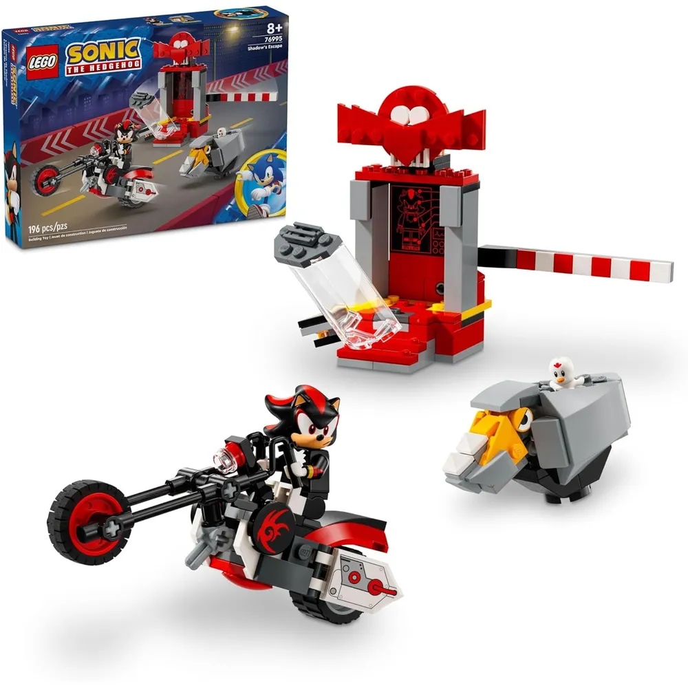 LEGO SONIC SHADOW ESCAPE CON MOTOCICLETA Y FIGURAS