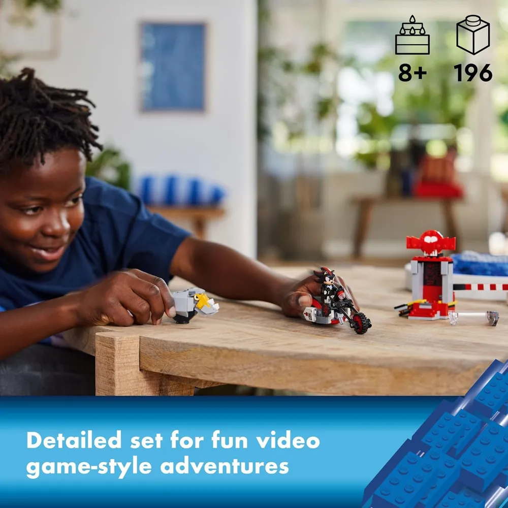 LEGO SONIC SHADOW ESCAPE CON MOTOCICLETA Y FIGURAS
