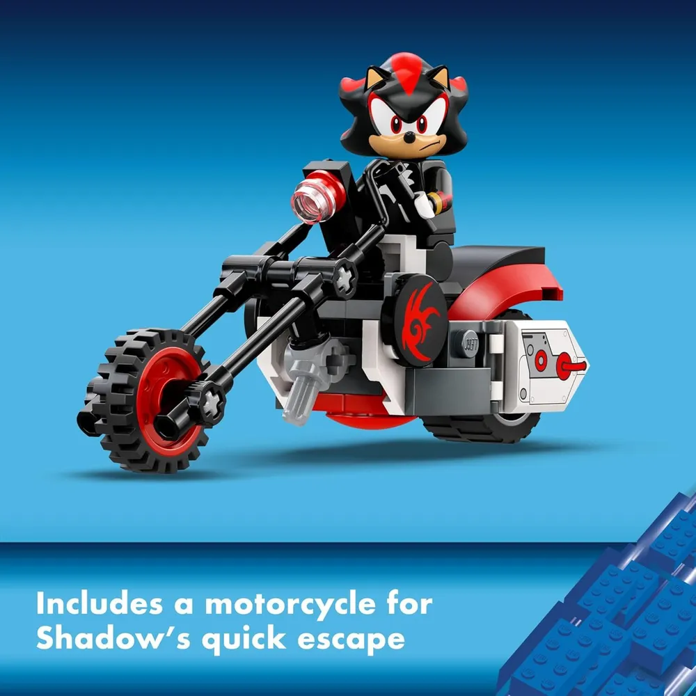 LEGO SONIC SHADOW ESCAPE CON MOTOCICLETA Y FIGURAS