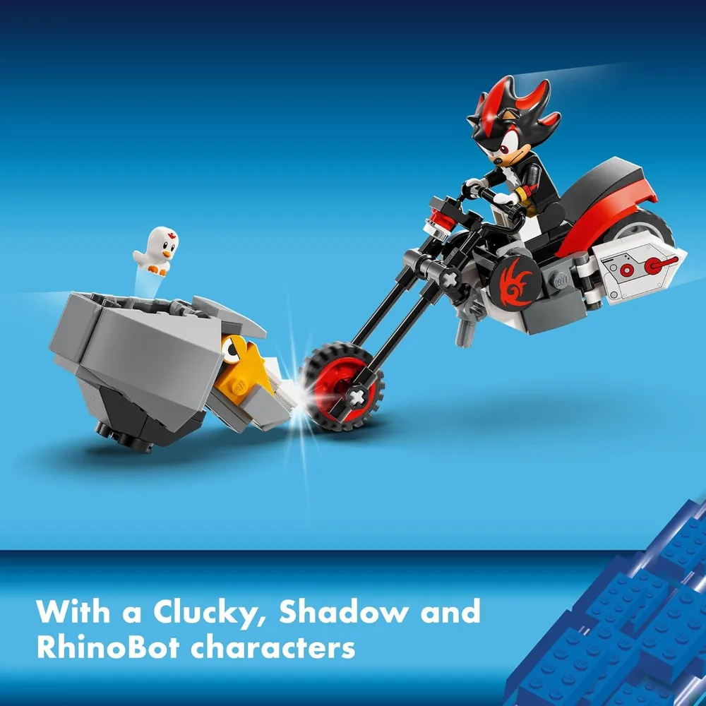 LEGO SONIC SHADOW ESCAPE CON MOTOCICLETA Y FIGURAS