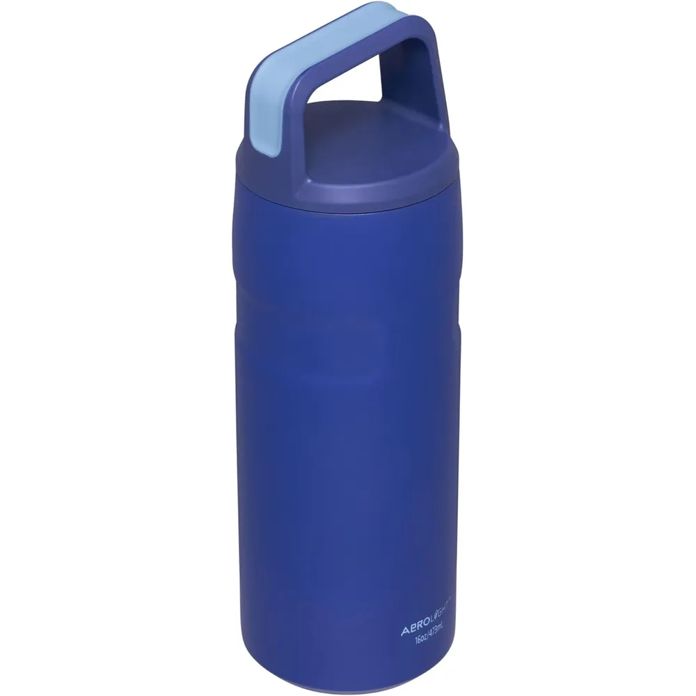 Stanley – Botella de Agua IceFlow™ Cap & Carry - 16oz | Lapis