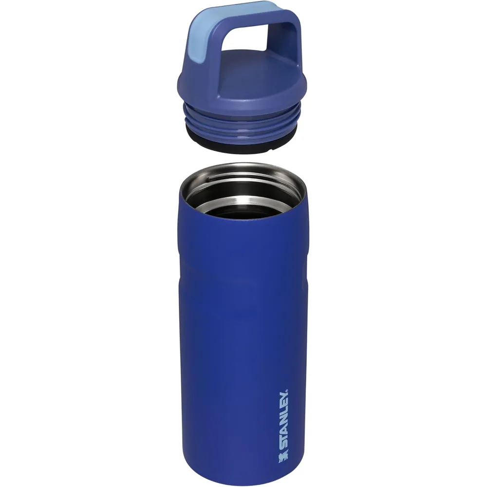 Stanley – Botella de Agua IceFlow™ Cap & Carry - 16oz | Lapis