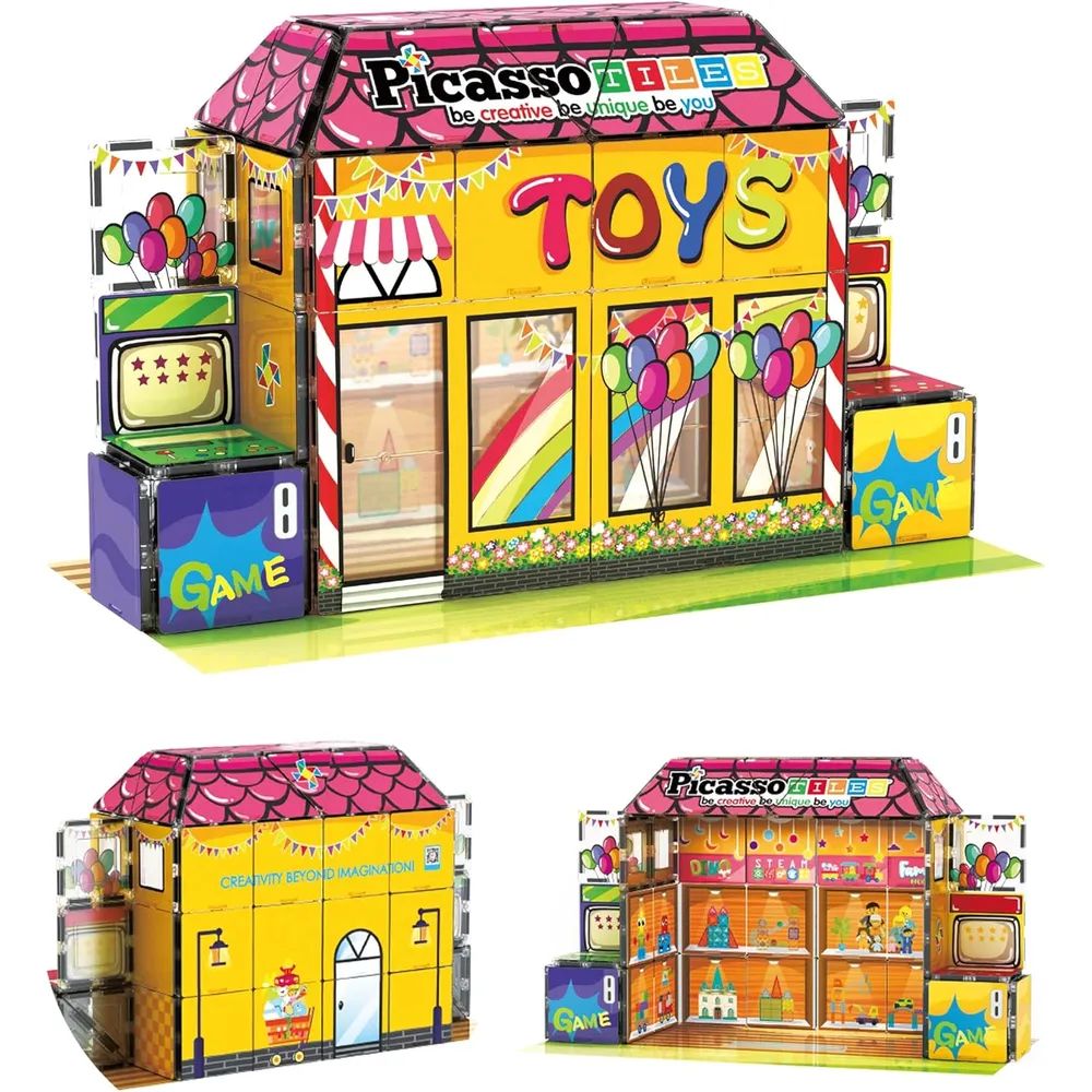 BLOQUES MAGNÉTICOS TIENDA JUGUETES PTQ50 PICASSOTILES