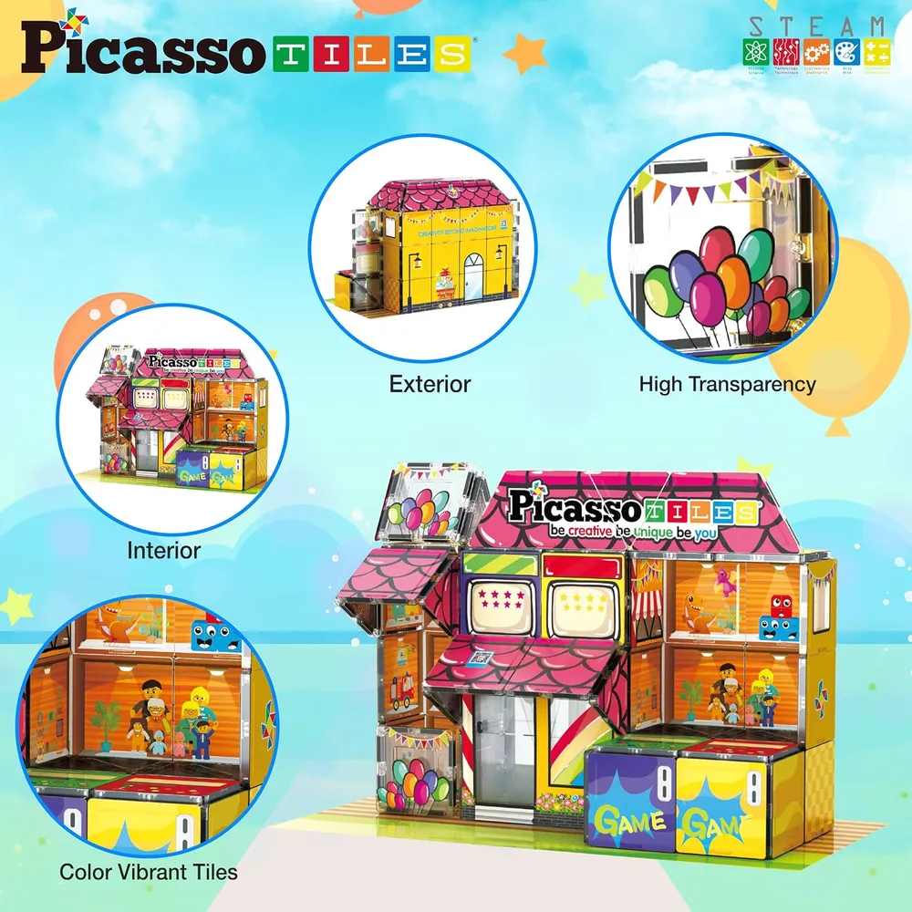 BLOQUES MAGNÉTICOS TIENDA JUGUETES PTQ50 PICASSOTILES