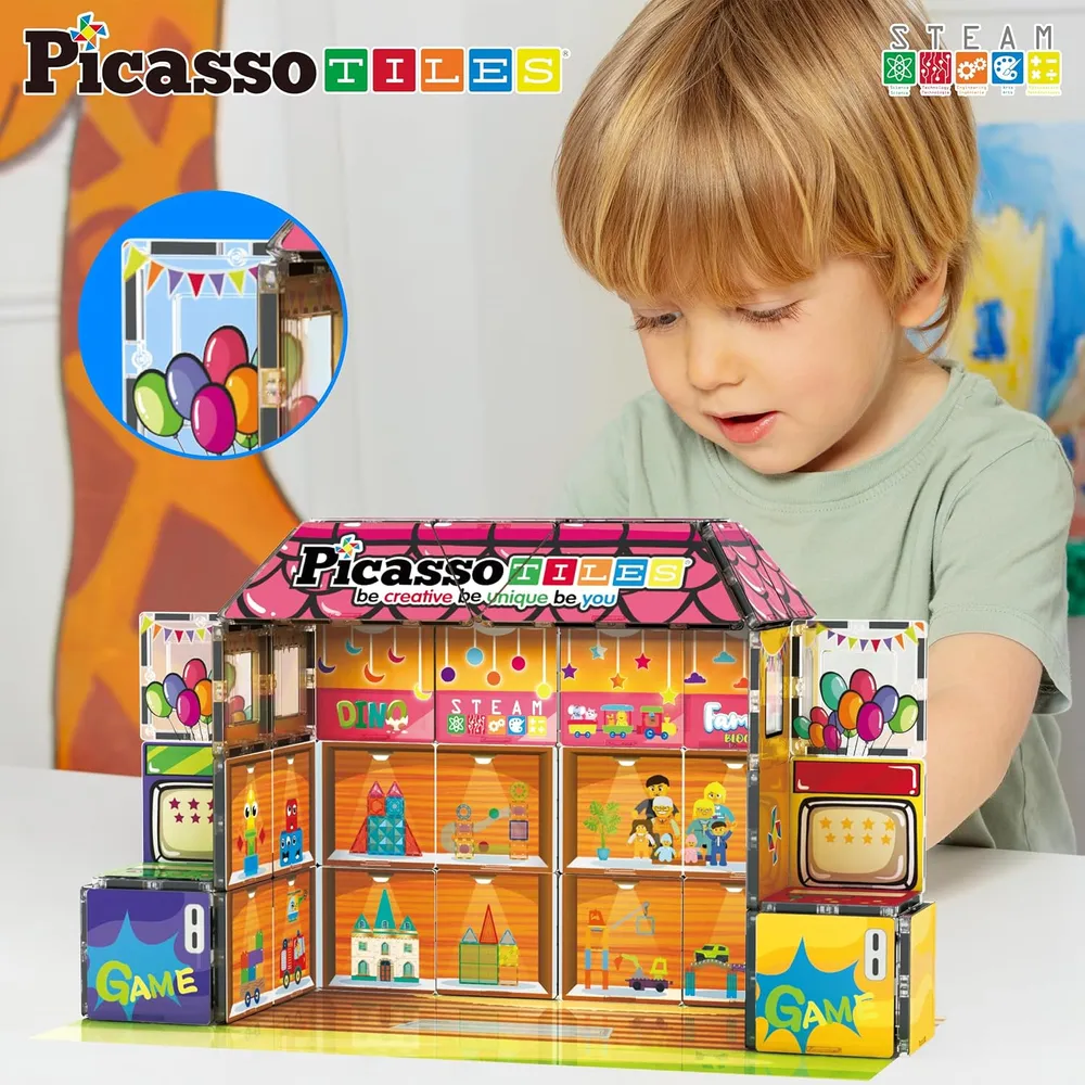BLOQUES MAGNÉTICOS TIENDA JUGUETES PTQ50 PICASSOTILES