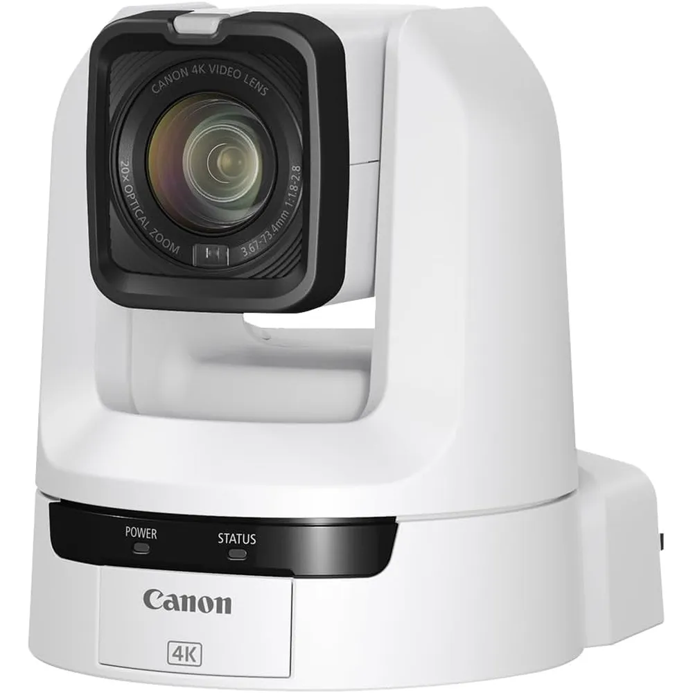 Canon cámara PTZ CR-N100 4K zoom 20x | Blanco