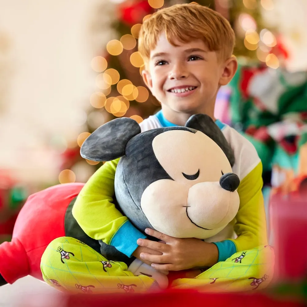 Disney | Peluche dormido suave y abrazable grande de Disney | Mickey