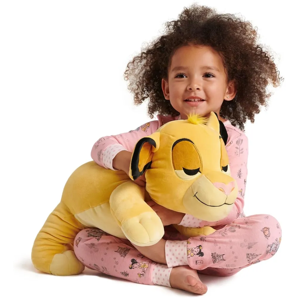 Disney | Peluche dormido suave y abrazable grande de Disney | Simba