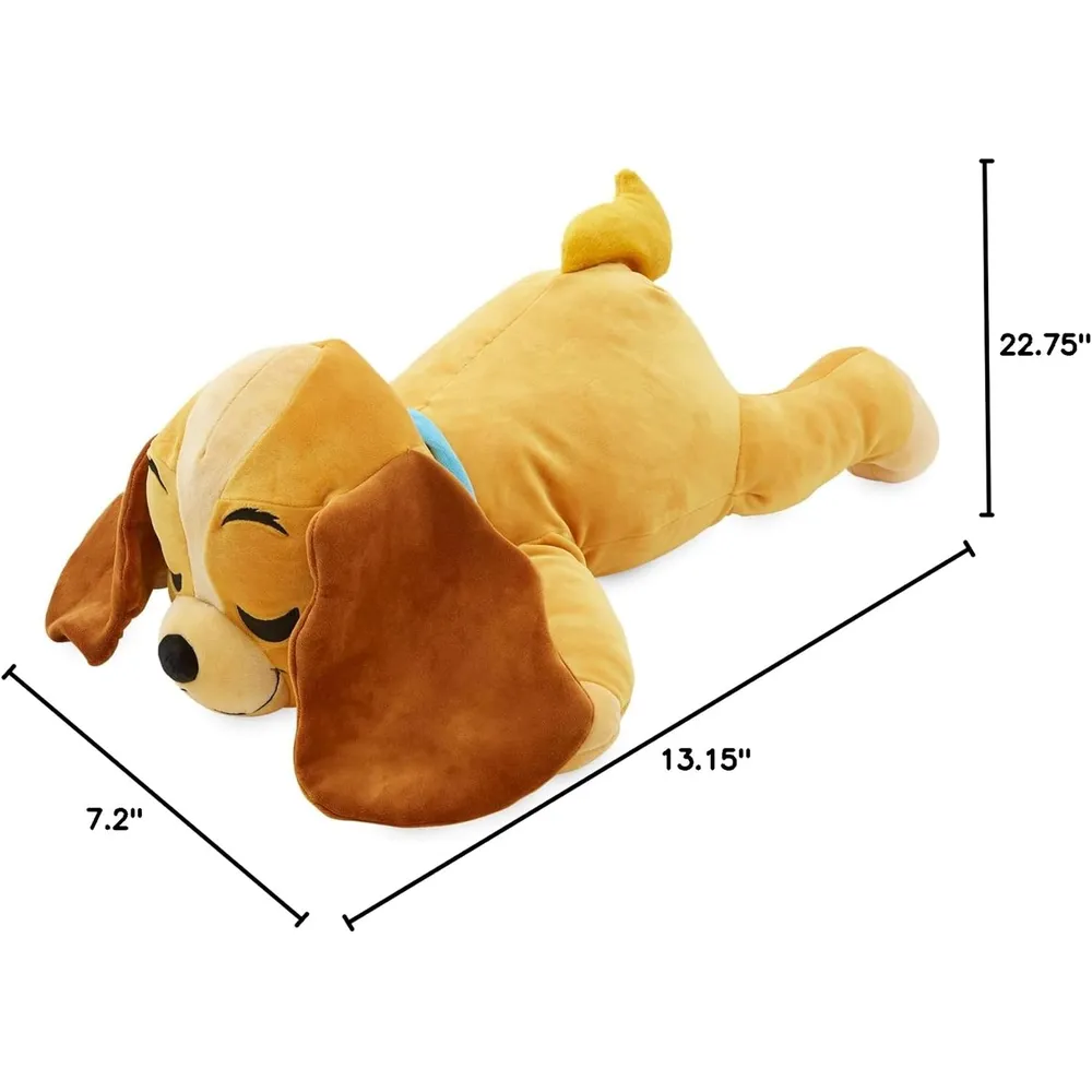 Disney | Peluche dormido suave y abrazable grande de Disney | Lady