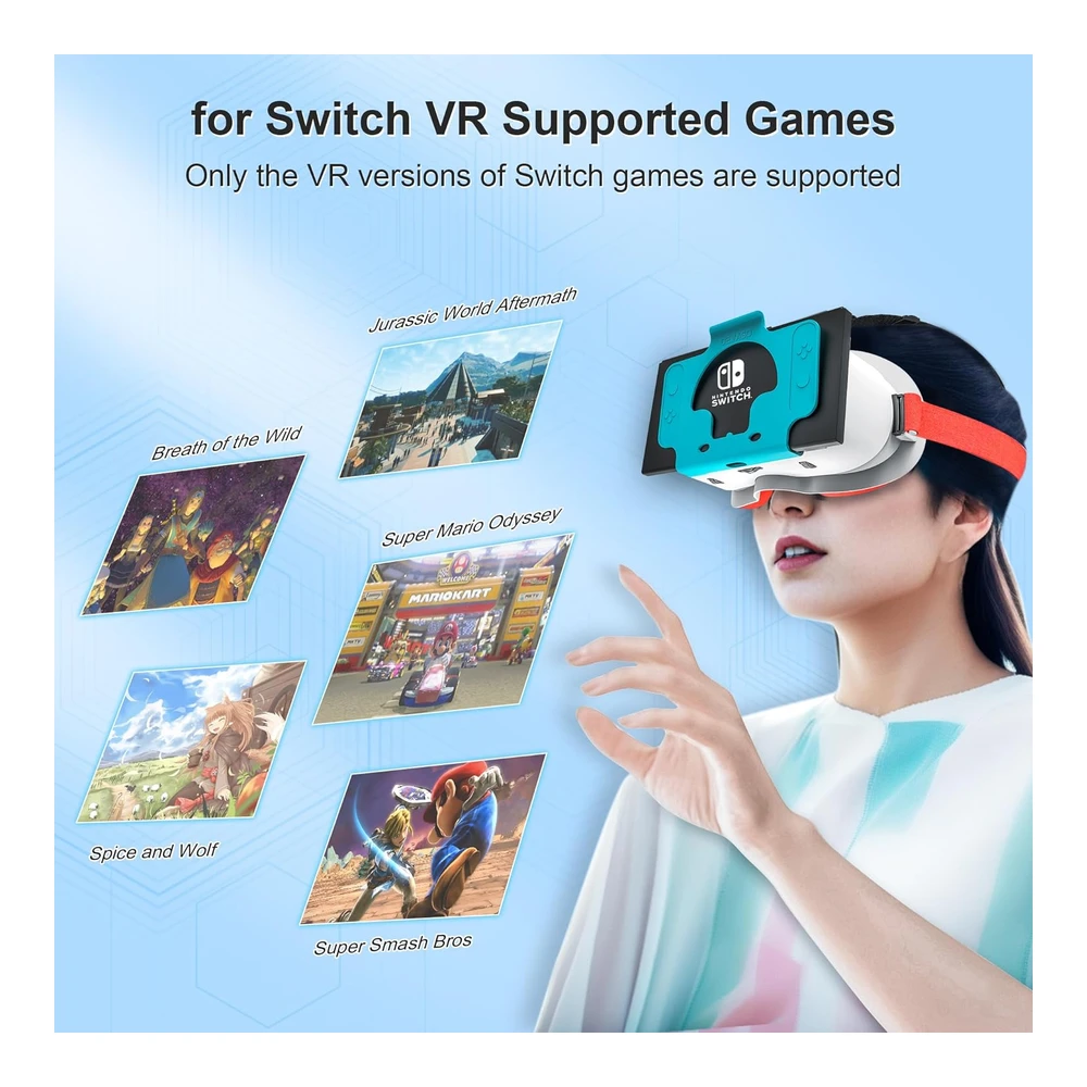 VR HEADSET DEVASO MEJORADO PARA NINTENDO SWITCH & SWITCH OLED | LABO VR KIT ACCESORIOS