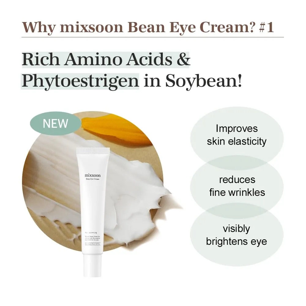 Mixsoon Contorno de Ojos con Bean 20 ml – Korea Skin Care