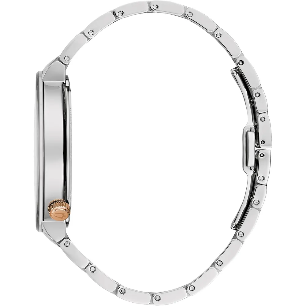 b0cjmmz8np_1_webp.webp Bulova reloj Latin Grammy hombre Modern Futuro bicolor esfera gris 24 h | Plata/Oro Rosa