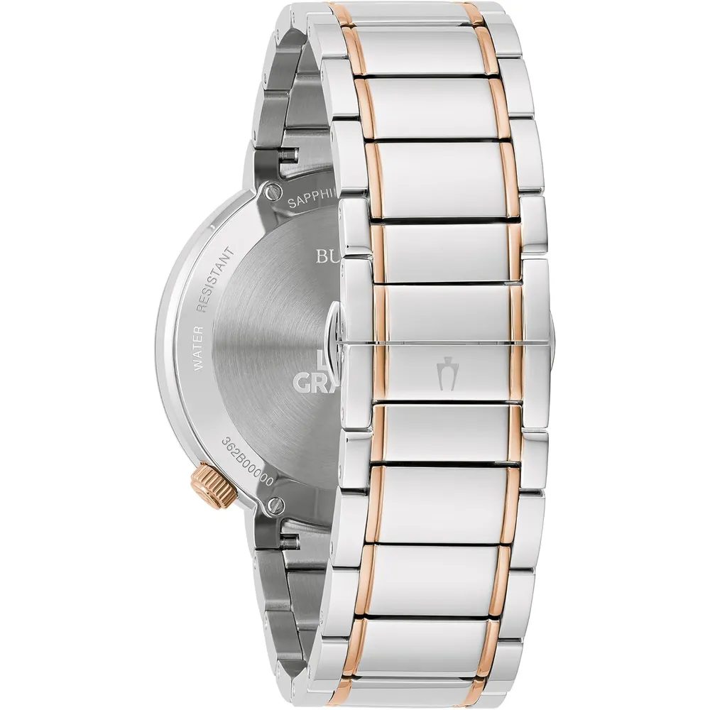b0cjmmz8np_2_webp.webp Bulova reloj Latin Grammy hombre Modern Futuro bicolor esfera gris 24 h | Plata/Oro Rosa