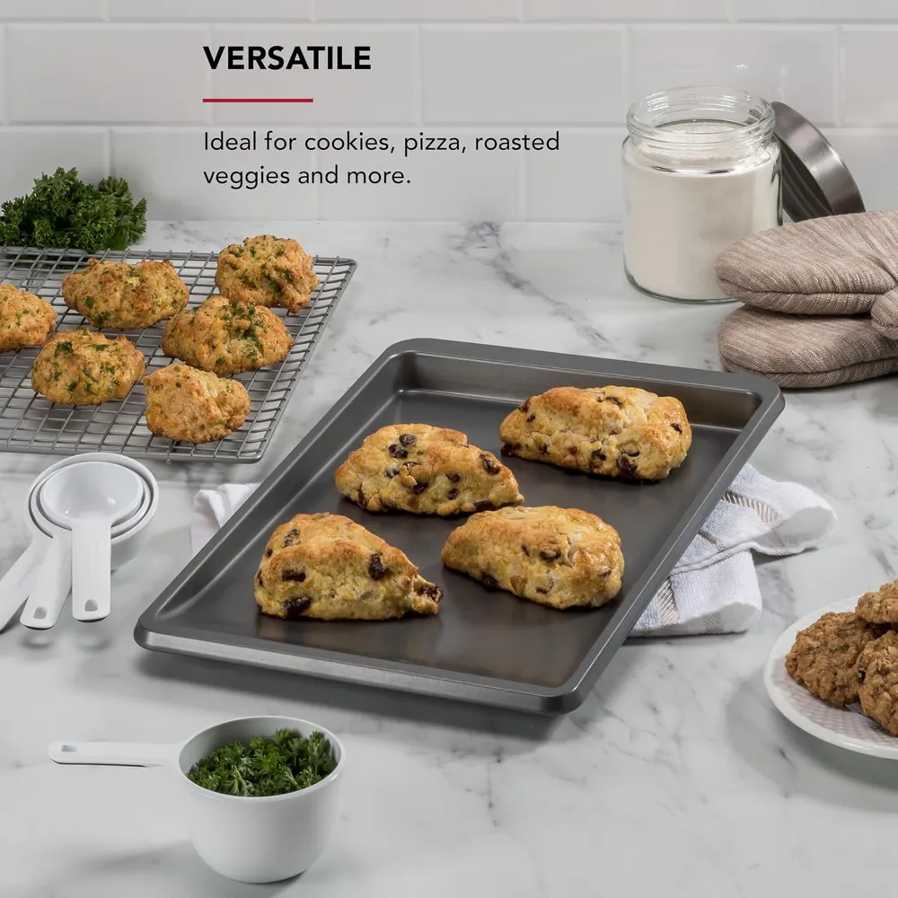 KitchenAid bandeja para galletas 25x38 cm, acero aluminizado | Plateado
