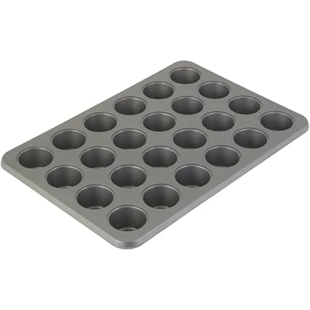 KitchenAid molde para magdalenas 24 tazas / 2.8 l, acero aluminizado | Plateado