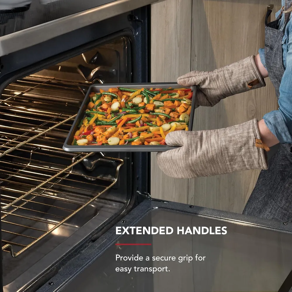KitchenAid bandeja para hornear 33x46 cm, acero aluminizado | Plateado