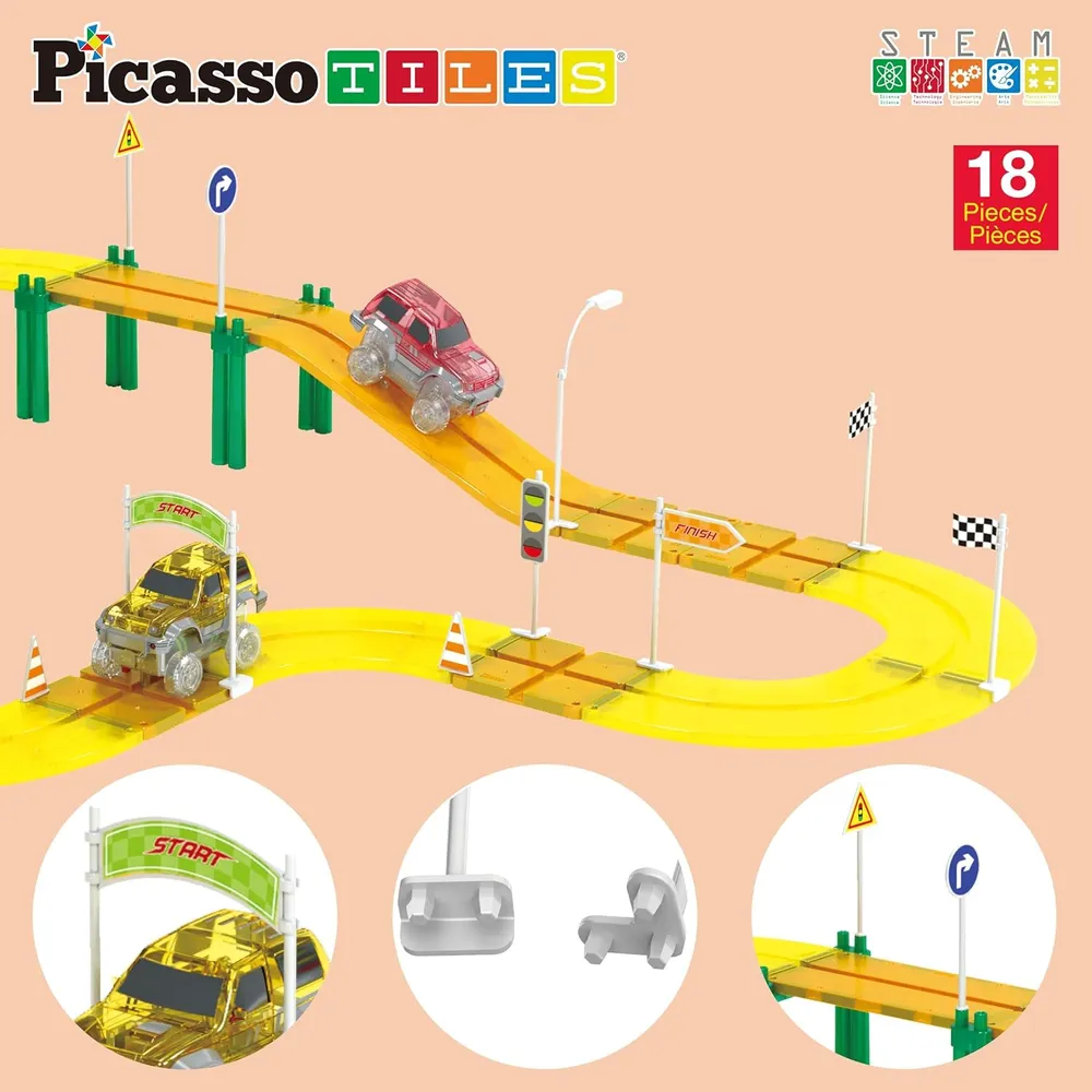 KIT DE CONSTRUCCIÓN PISTA CARRERAS PICASSOTILES