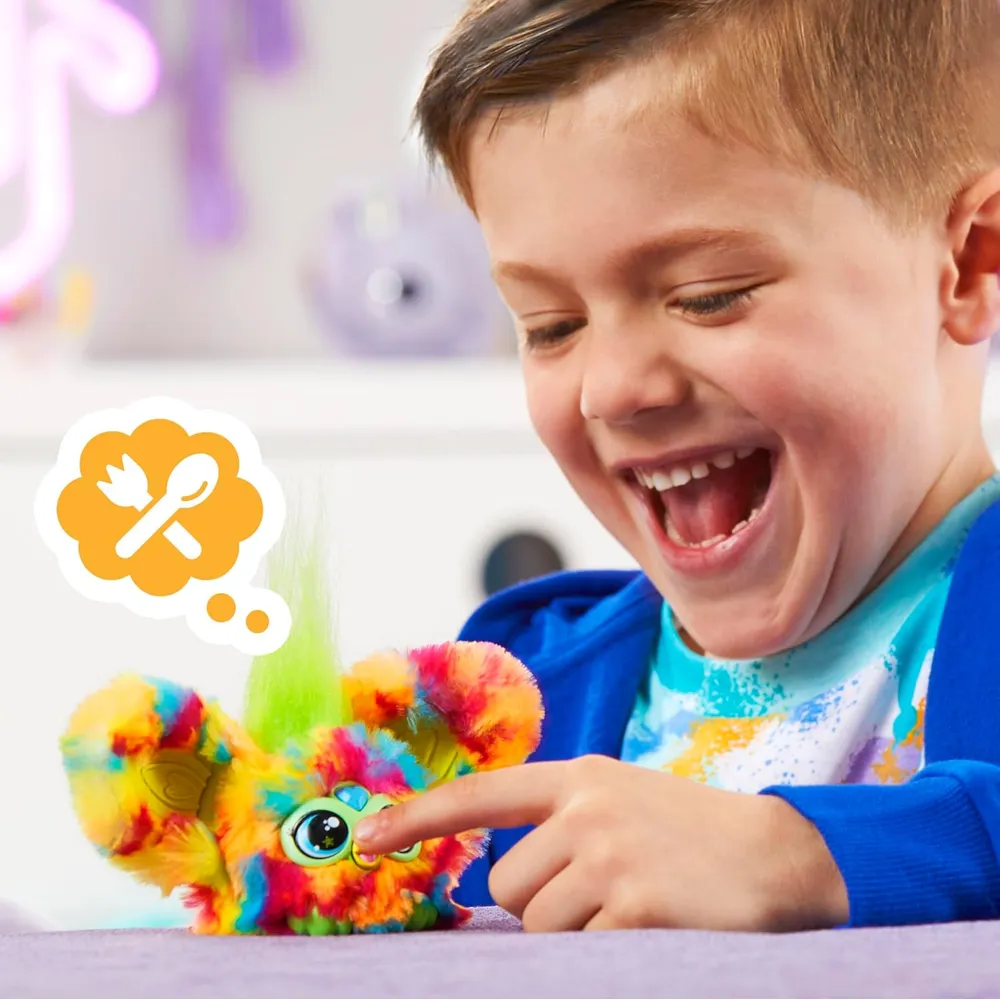 Furby Pack 2 Furblets Pix-elle y Ooh-koo | Multicolor y Azul/Blanco