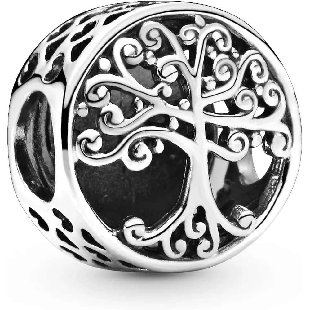 Pandora charm Openwork Family Roots | Plata