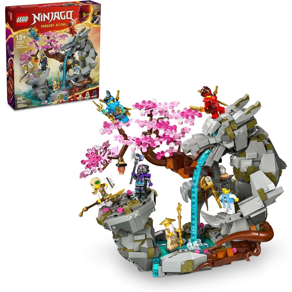 Lego Ninjago Santuario Piedra del Dragón con 6 figuras ninja