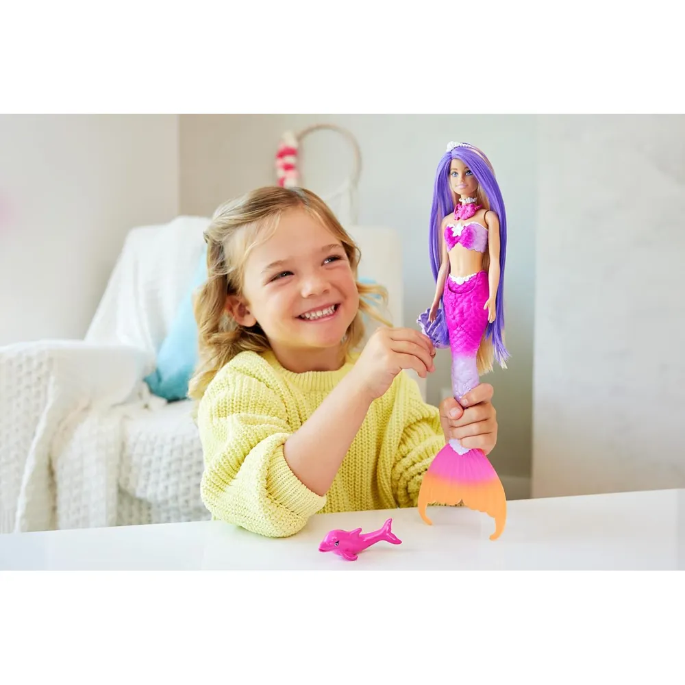 BARBIE Malibu muñeca sirena 11"/28 cm con accesorios