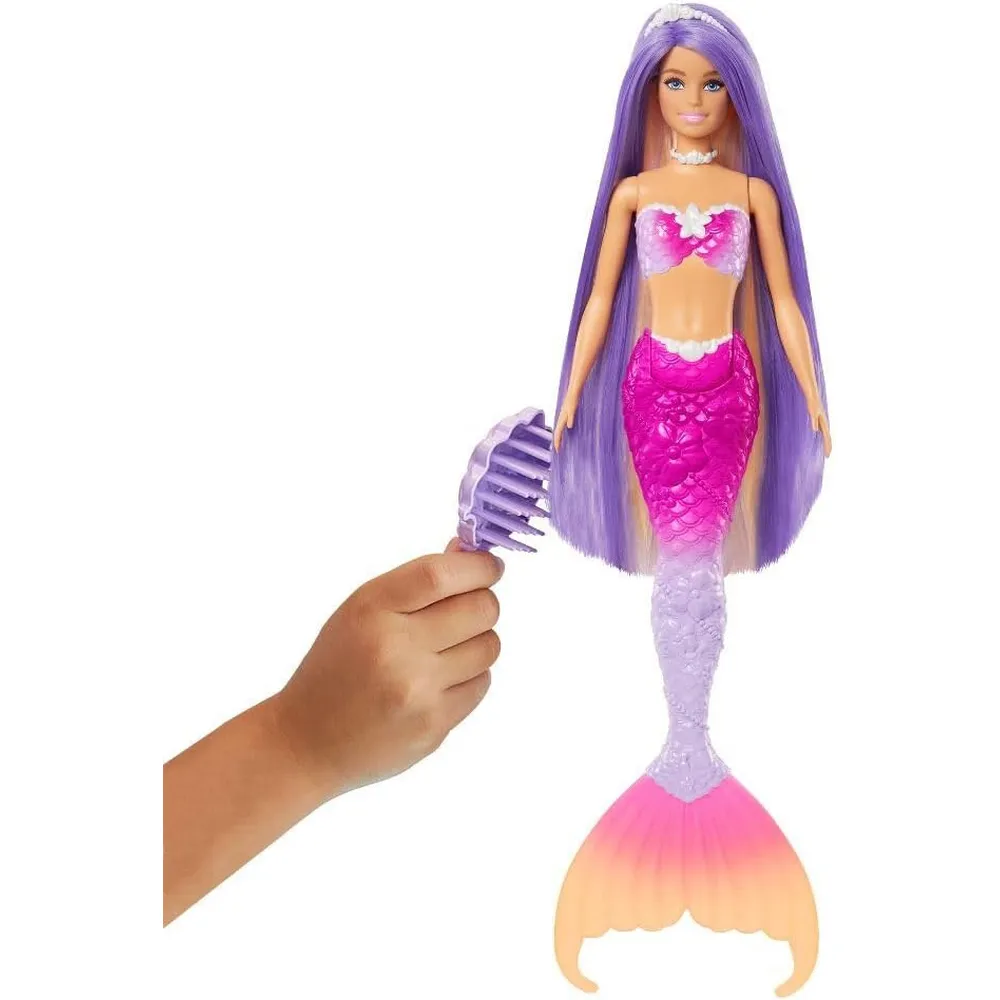 BARBIE Malibu muñeca sirena 11"/28 cm con accesorios