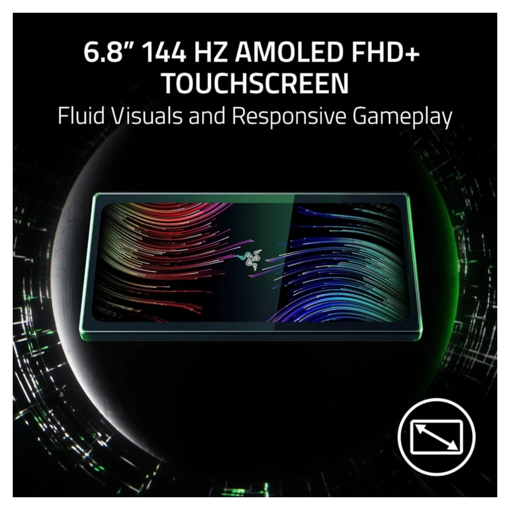 TABLET RAZER EDGE GAMER WIFI SNAPDRAGON G3X 8GB RAM 128GB FHD+ 6.8" 144HZ