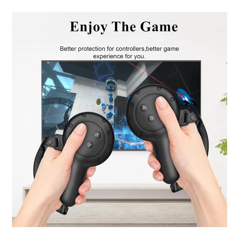 FUNDA DE SILICONA PARA META/OCULUS QUEST 3 | BLACK