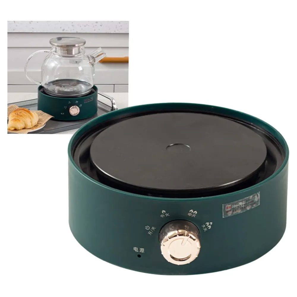 MINI ESTUFA ELÉCTRICA PORTÁTIL Y COMPACTO 220V VERDE