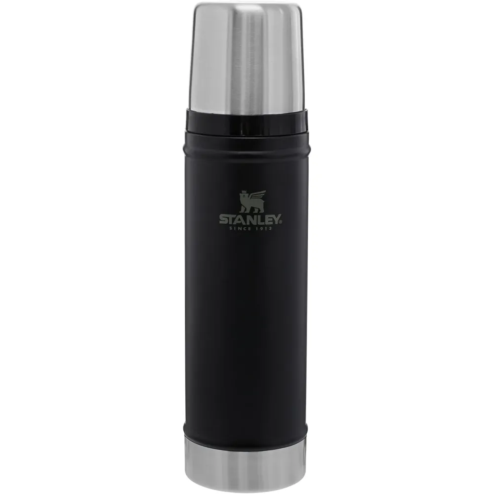Stanley – Termo Clásico 20 oz Acero Inoxidable | Black Mate