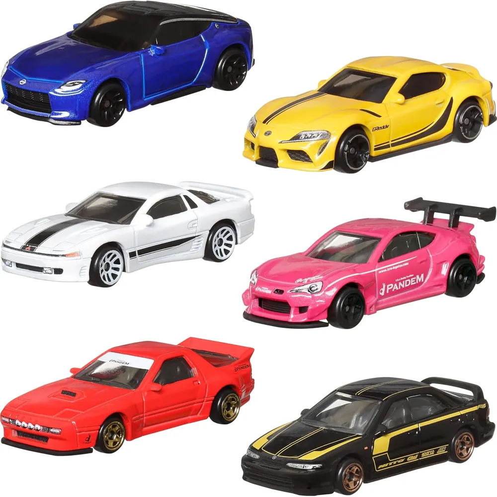 HOT WHEELS AUTOS CAR CULTURE JAPONESES 6 PZS (ESTILOS DIVERSOS)