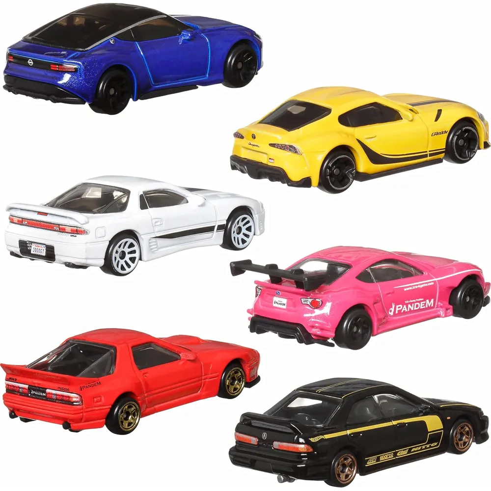 HOT WHEELS AUTOS CAR CULTURE JAPONESES 6 PZS (ESTILOS DIVERSOS)