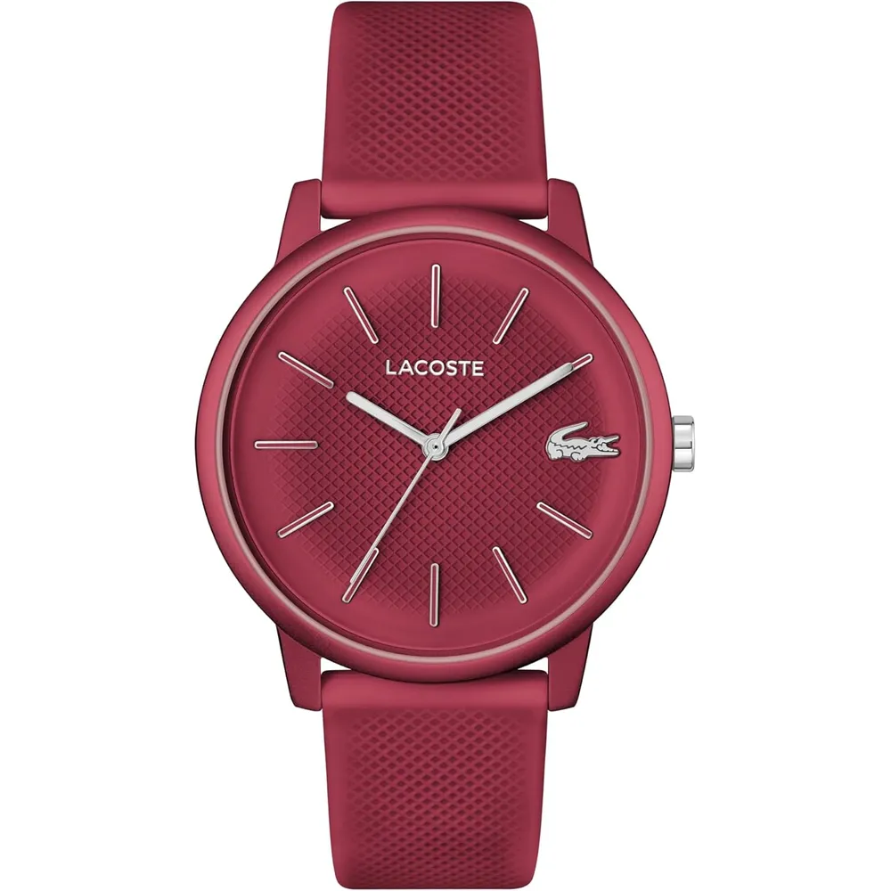 RELOJ LACOSTE 12.12 MOVE CUARZO HOMBRE - BURGUNDY