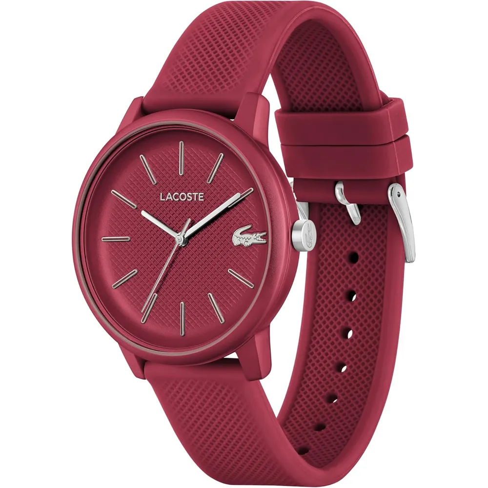 RELOJ LACOSTE 12.12 MOVE CUARZO HOMBRE - BURGUNDY