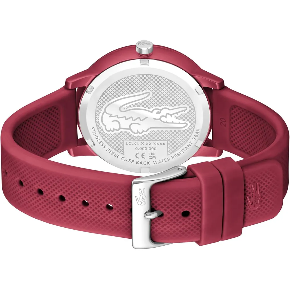 RELOJ LACOSTE 12.12 MOVE CUARZO HOMBRE - BURGUNDY