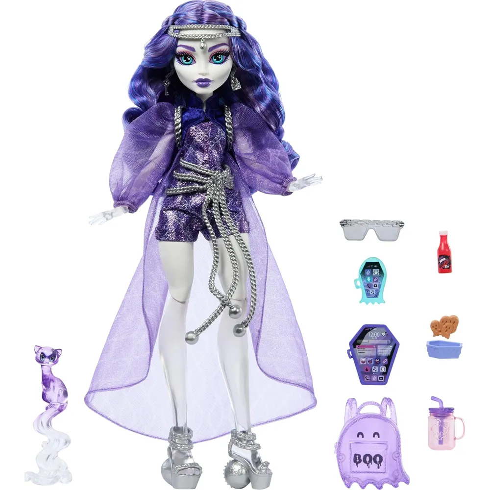 MUÑECA MONSTER HIGH SPECTRA VONDERGEIST 11" / 28 CM CON ACCESORIOS