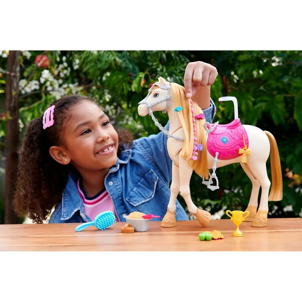 BARBIE CABALLO INTERACTIVO CON SONIDO Y MOVIMIENTO