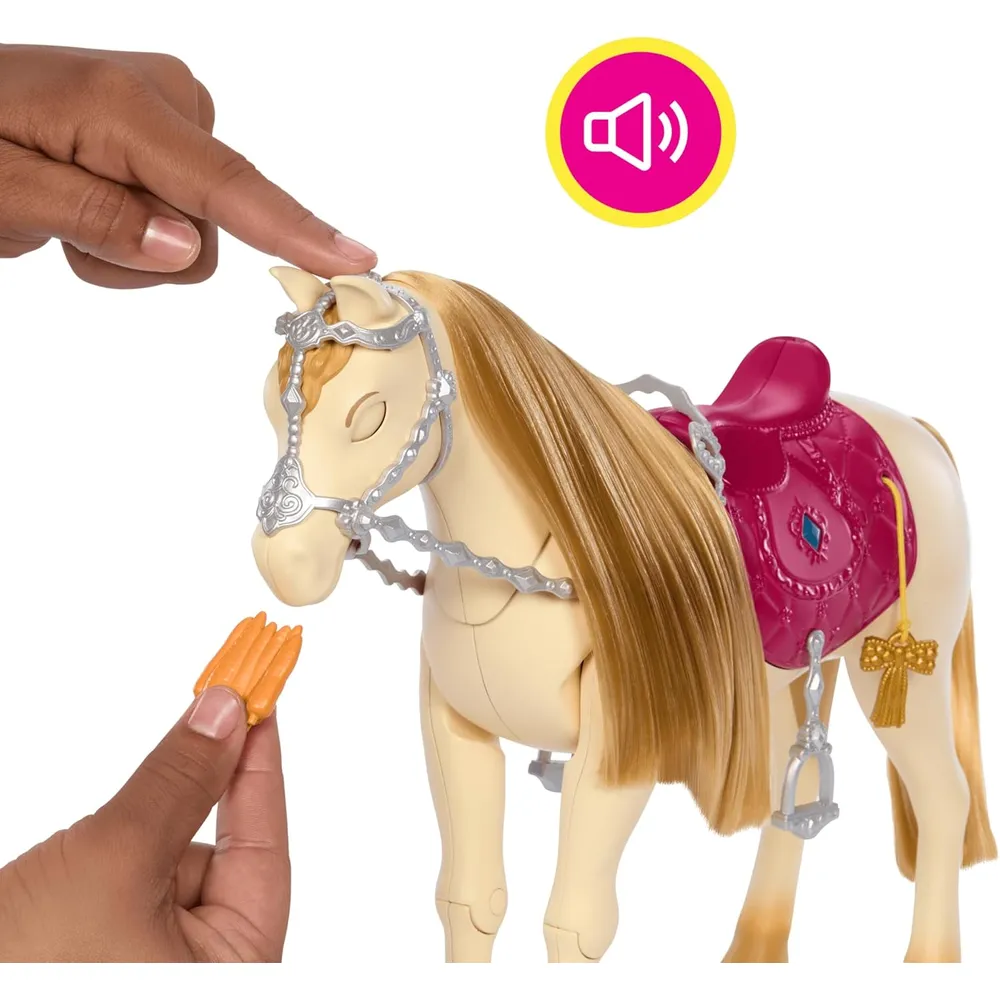 BARBIE CABALLO INTERACTIVO CON SONIDO Y MOVIMIENTO